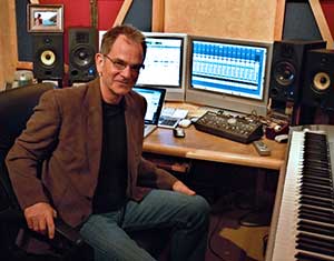 George in his studio